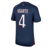 Paris Saint-Germain Manuel Ugarte #4 Hjemmedrakt 2023-24 Kortermet